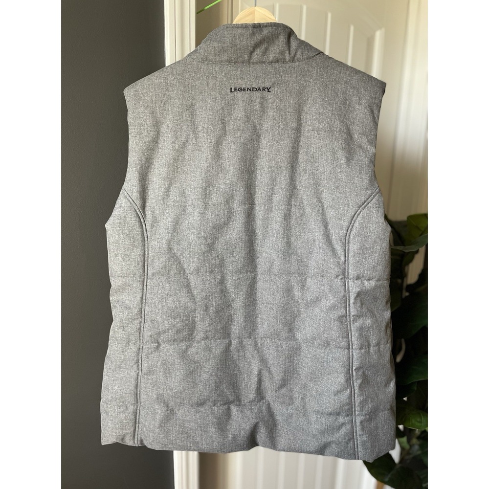Legendary Whitetails Vest Gray Insulated Zipper Snap Women's Size XXL Outdoor - Picture 9 of 12